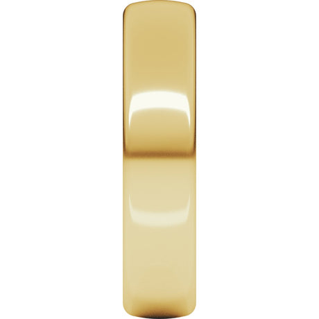 18K Yellow Gold 5 mm Heavyweight Comfort-Fit European-Style Band Size 13