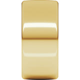 14K Yellow Gold 10 mm Heavyweight Comfort-Fit European-Style Band Size 10