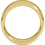 14K Yellow Gold 10 mm Heavyweight Comfort-Fit European-Style Band Size 10