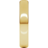 18K Yellow Gold 4 mm Heavyweight Comfort-Fit European-Style Band Size 6.5