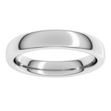 14K White Gold 4 mm Heavyweight Comfort-Fit European-Style Band Size 8.5