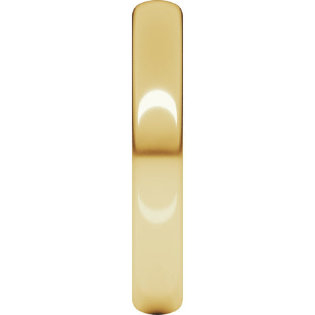 14K Yellow Gold 3.5 mm Heavyweight Comfort-Fit European-Style Band Size 7