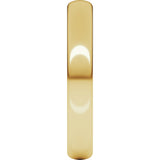 14K Yellow Gold 3.5 mm Heavyweight Comfort-Fit European-Style Band Size 7.5