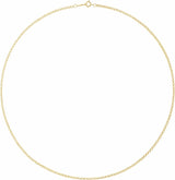 14K Yellow Gold-Filled 2 mm Rolo 18" Chain