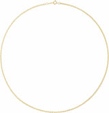 14K Yellow Gold-Filled 2 mm Rolo 20" Chain