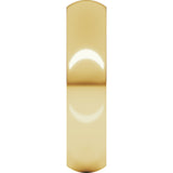 14K Yellow Gold 5 mm Heavyweight Half Round Band