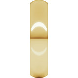 10K Yellow Gold 5 mm Heavyweight Half Round Band Size 10.5