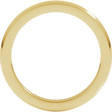 14K Yellow Gold 1.5 mm Heavyweight Half Round Band
