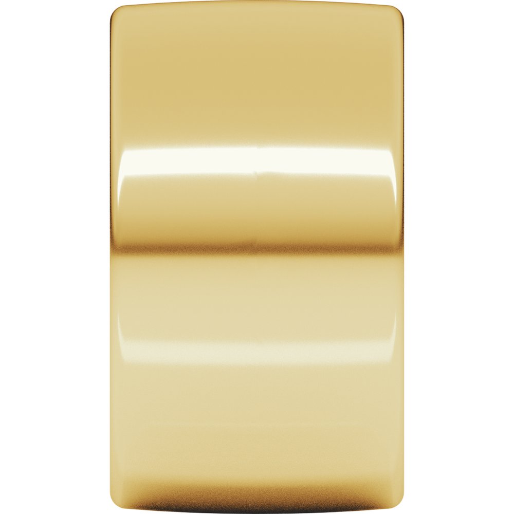 14K Yellow Gold 12 mm Comfort-Fit European-Style Band Size 12