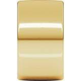 14K Yellow Gold 12 mm Comfort-Fit European-Style Band Size 12