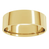 14K Yellow Gold 6 mm Ultra-Lightweight Comfort-Fit Flat Band