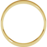 14K Yellow Gold 6 mm Ultra-Lightweight Comfort-Fit Flat Band