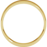 18K Yellow Gold 6 mm Ultra-Lightweight Comfort-Fit Flat Band Size 9.5