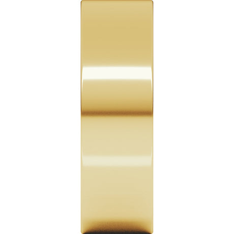 10K Yellow Gold 6 mm Ultra-Lightweight Comfort-Fit Flat Band Size 6