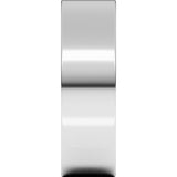 14K White Gold 6 mm Ultra-Lightweight Comfort-Fit Flat Band Size 10
