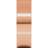 14K Rose Gold 6 mm Ultra-Lightweight Comfort-Fit Flat Band