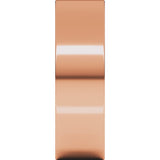 14K Rose Gold 6 mm Ultra-Lightweight Comfort-Fit Flat Band Size 7