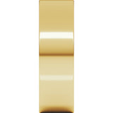 10K Yellow Gold 6 mm Ultra-Lightweight Comfort-Fit Flat Band