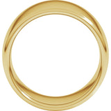 14K Yellow Gold 12 mm Comfort-Fit European-Style Band Size 12