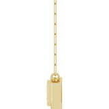 14K Yellow Gold Natural Citrine 18" Necklace