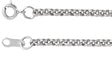 14K White Gold 2 mm Rolo 18" Chain