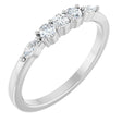 14K White Gold 1/5 CTW Lab-Grown Diamond Anniversary Band