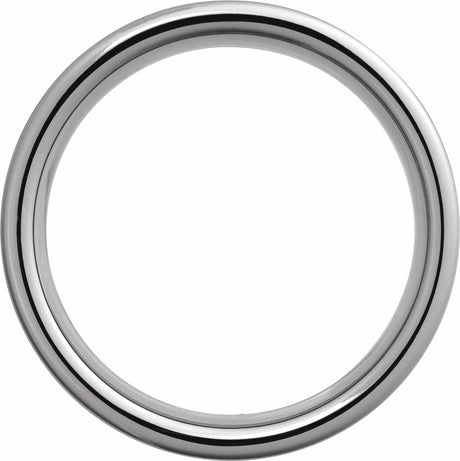 Tungsten 8 mm Comfort-Fit Flat Band