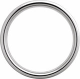 Tungsten 7 mm Comfort-Fit Flat Band Size 9.5