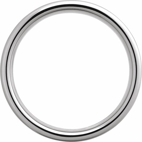 Tungsten 7 mm Comfort-Fit Flat Band Size 9.5