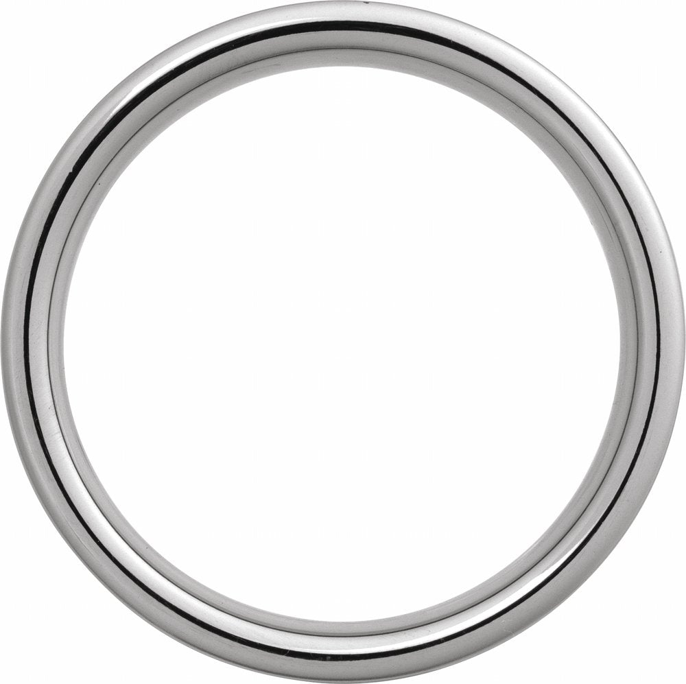 Tungsten 6 mm Flat Satin Band