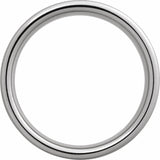 Tungsten 6 mm Flat Satin Band