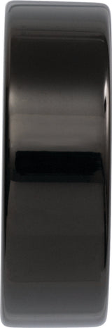 Black PVD Tungsten 8 mm Flat Band Size 8.5