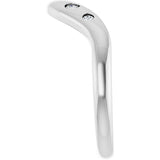 14K White Gold 1/6 CTW Lab-Grown Diamond Contour Band