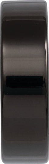 Black PVD Tungsten 6 mm Flat Band