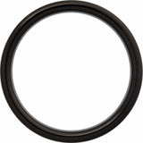 Black PVD Tungsten 5 mm Flat Band Size 7