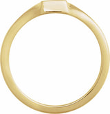 14K Yellow Gold Signet Ring