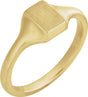 14K Yellow Gold Signet Ring
