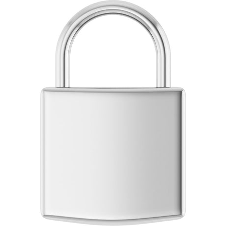 Sterling Silver Engravable Lock Pendant