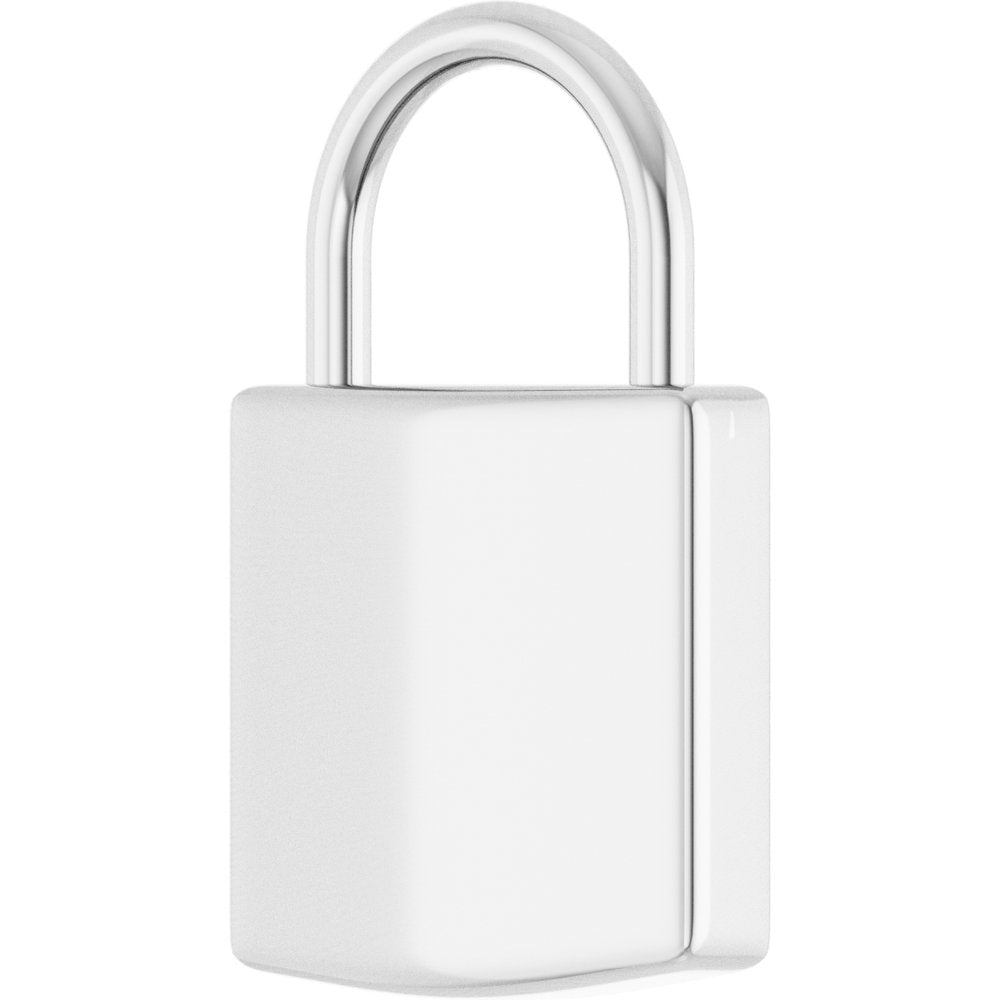 Sterling Silver Engravable Lock Pendant