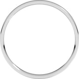 Platinum 1.5 mm Ultra-Lightweight Comfort-Fit Flat Band Size 6.5