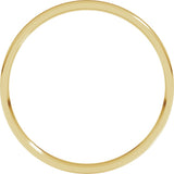 10K Yellow Gold 1.5 mm Ultra-Lightweight Comfort-Fit Flat Band Size 4.5
