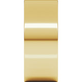 10K Yellow Gold 8 mm Ultra-Lightweight Comfort-Fit Flat Band Size 7.5