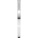 Platinum 1.5 mm Ultra-Lightweight Comfort-Fit Flat Band Size 6.5