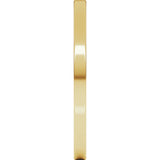 10K Yellow Gold 1.5 mm Ultra-Lightweight Comfort-Fit Flat Band Size 4.5