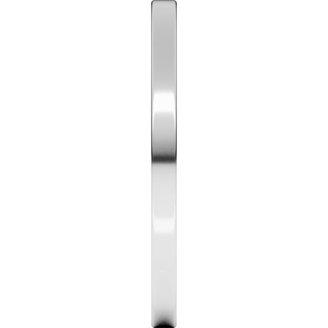 Sterling Silver 1.5 mm Ultra-Lightweight Comfort-Fit Flat Band Size 7