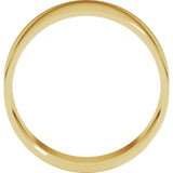 14K Yellow Gold 8 mm Ultra-Lightweight Comfort-Fit Flat Band