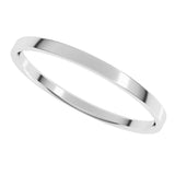 Sterling Silver 1.5 mm Ultra-Lightweight Comfort-Fit Flat Band Size 7