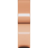 10K Rose Gold 5 mm Ultra-Lightweight Comfort-Fit Flat Band Size 9