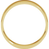 18K Yellow Gold 7 mm Ultra-Lightweight Comfort-Fit Flat Band Size 9