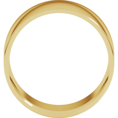 10K Yellow Gold 11 mm Ultra-Lightweight Comfort-Fit Flat Band Size 9